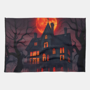 Torchon de cuisine Halloween de la Maison hantée