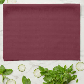 Torchon de cuisine rouge profond avec vibrations d