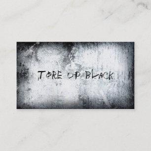 Tore Up [black] Business Cards