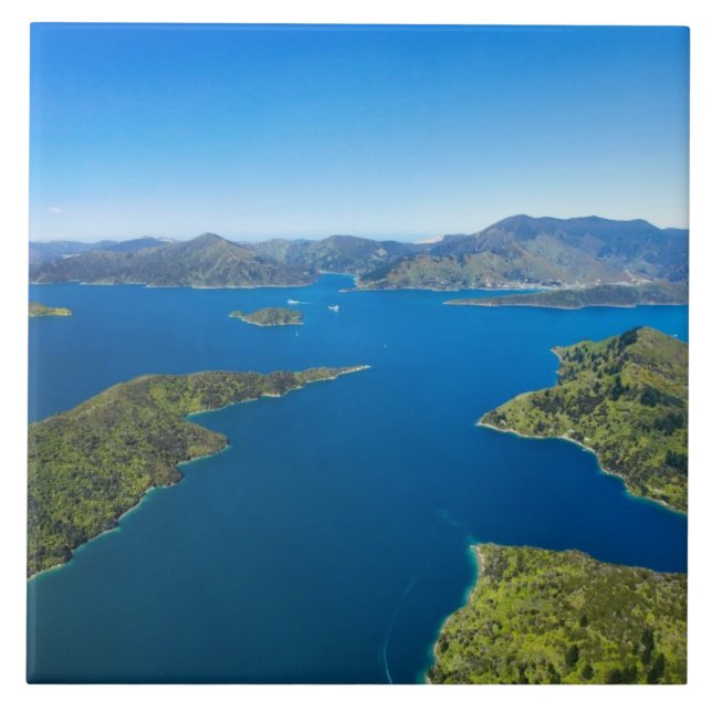 Torea Bay, Queen Charlotte Sound, Marlborough Tile (Front)
