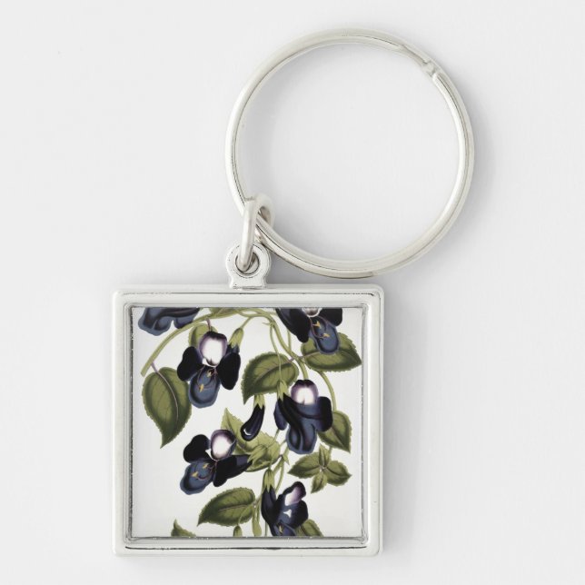 Torenia Asiatica pulcherrima Keychain (Front)