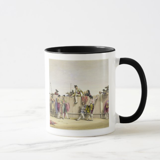 Toreros Reposing between the Bulls, 1865 (colour l Mug (Right)