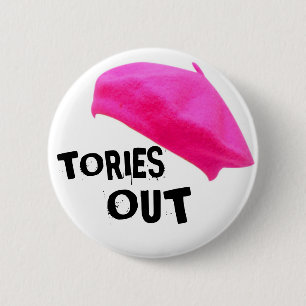 Tories Out 2 Inch Round Button