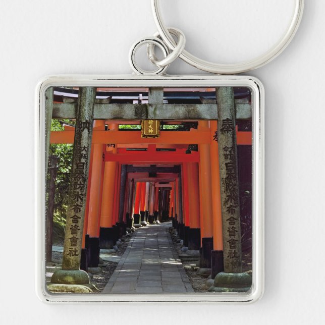 Torii gates - Kyoto, Japan, Asia Keychain (Front)