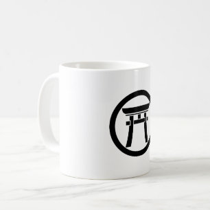 Torii in a circle coffee mug