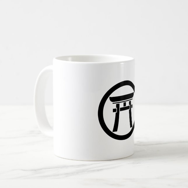 Torii in a circle coffee mug (Front Left)