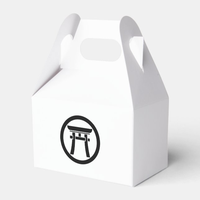 Torii in a circle favor box (Front Side)