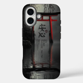 Torii Tranquillity: Peace of Mind in Reflection iPhone 16 Case