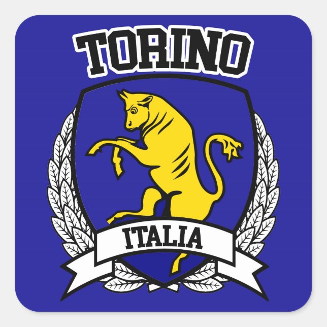 Torino Square Sticker (Front)