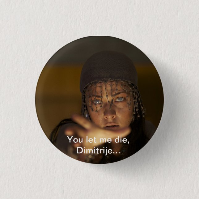 Tormenting Gypsy Button (Front)