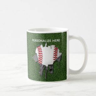 Torn Baseball Coffee Mug