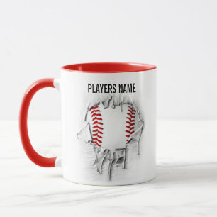 Torn Baseball Mug