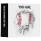 Torn Baseball Personalized Avery Binder