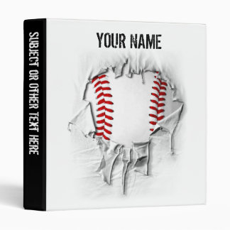 Torn Baseball Personnalisé Avery Classeur