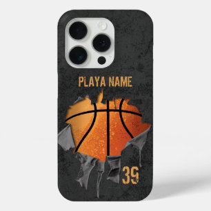 Torn Basketball iPhone 15 Pro Case