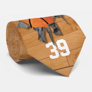 Torn Basketball (personalized) Tie