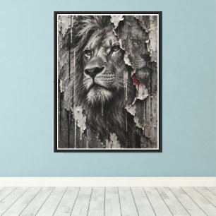 Torn Between Dignity and Decay Canvas Print