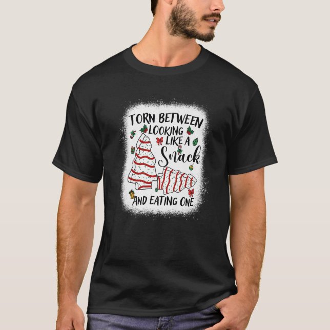 Torn Between Looking Like A Snack Or Eating One Bl T-Shirt (Front)