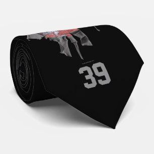 Torn Brick Wall Goalie (Hockey) Tie
