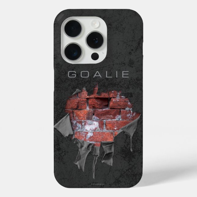 Torn Brick Wall Goalie (Soccer) Case-Mate iPhone C Case-Mate iPhone Case (Back)