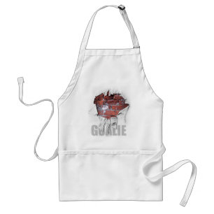 Torn Brick Wall Goalie (Soccer) Standard Apron