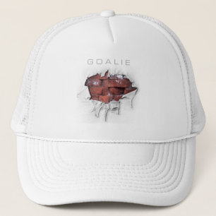 Torn Brick Wall Goalie (Soccer) Trucker Hat