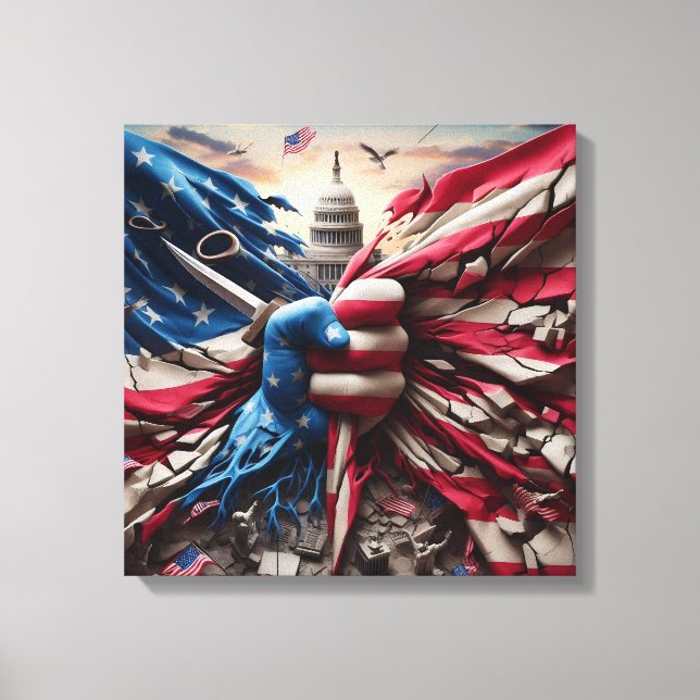 Torn Country Art Print (Front)