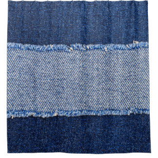 Torn denim: blue jeans fabric.