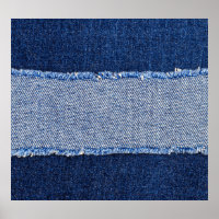 Torn denim: blue jeans fabric.