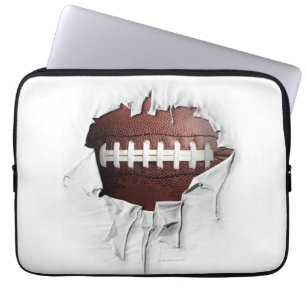 Torn Football Laptop Sleeve
