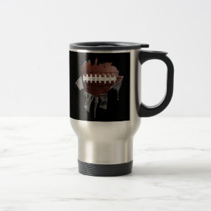 Torn Football Travel/Commuter Mug