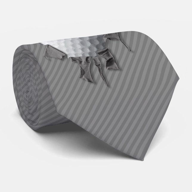 Torn Golf Ball Tie (Rolled)