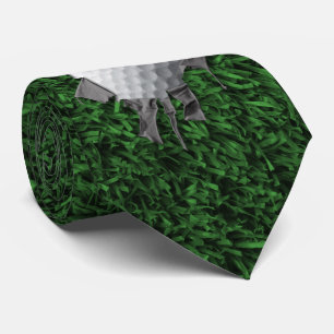 Torn Golf Ball Tie