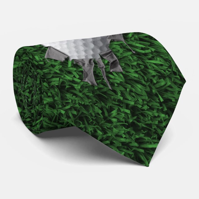 Torn Golf Ball Tie (Rolled)