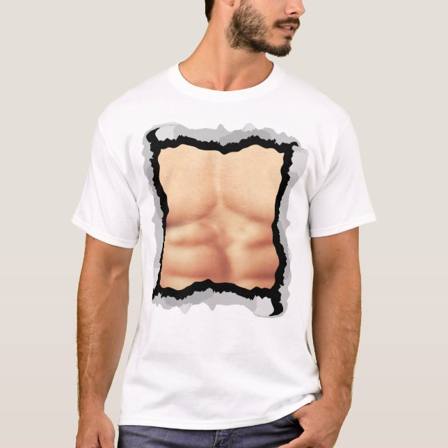 Torn Muscular Body T-Shirt (Front)