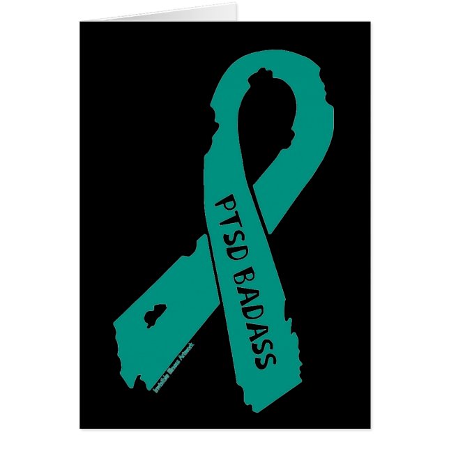 Torn Ribbon/Badass...PTSD (Front)