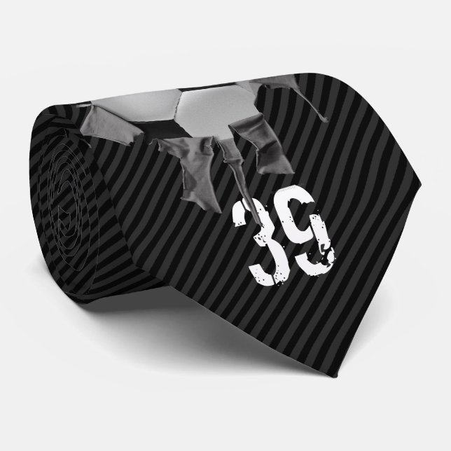 Torn Soccer (personalized) Tie (Rolled)