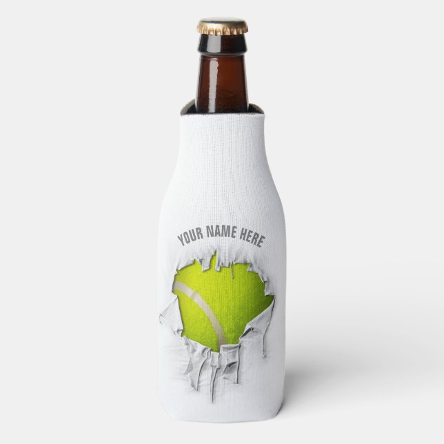 Torn Tennis Bottle Cooler (Bottle Front)