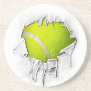 Torn Tennis Coaster