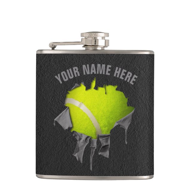 Torn Tennis Flask (Front)