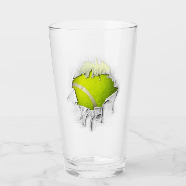 Torn Tennis Glass (Front)