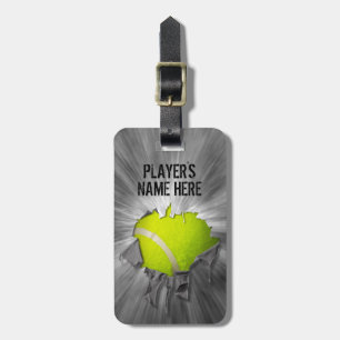 Torn Tennis (Personalized) Luggage Tag