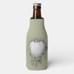 Torn Volleyball Bottle Cooler