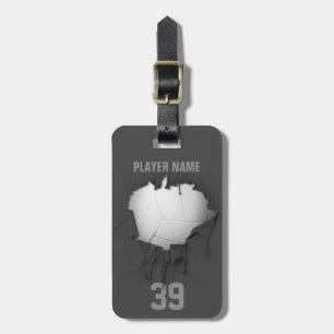 Torn Volleyball (personalized) Luggage Tag