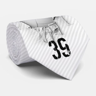 Torn Volleyball (personalized) White Neck Tie