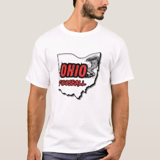 Tornade de football de l'Ohio T-shirt - Rouge