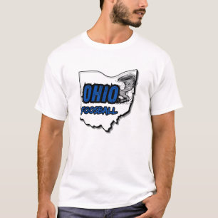 Tornade de football Ohio T-shirt - bleu foncé