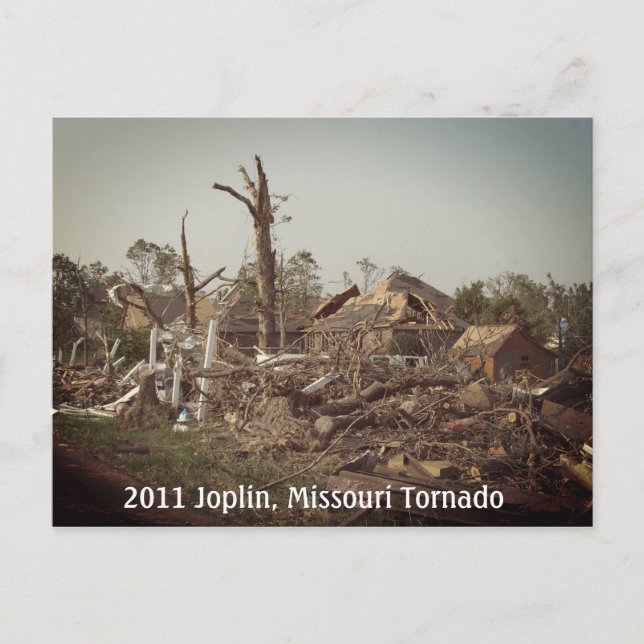 Tornade Joplin 2011 dans Missouri Carte postale (Devant)