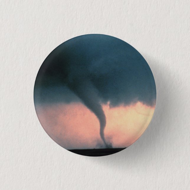 Tornado 1 Inch Round Button (Front)