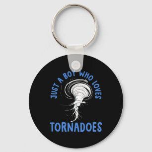 Tornado Birthday Boy Storm Chaser Boys Kids Weathe Keychain